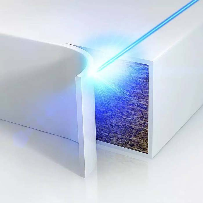 激光封邊概念圖 激光封邊概念圖